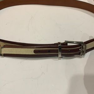 Bragano 2 toned leather belt Men’s 40